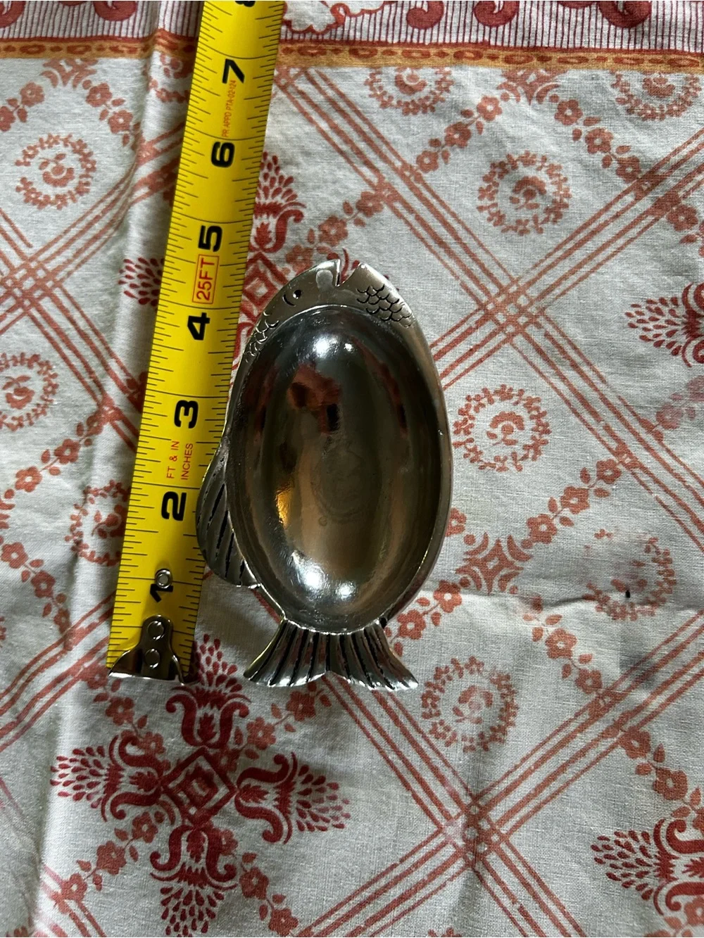 LEIF Pewter olive dish, fish shaped